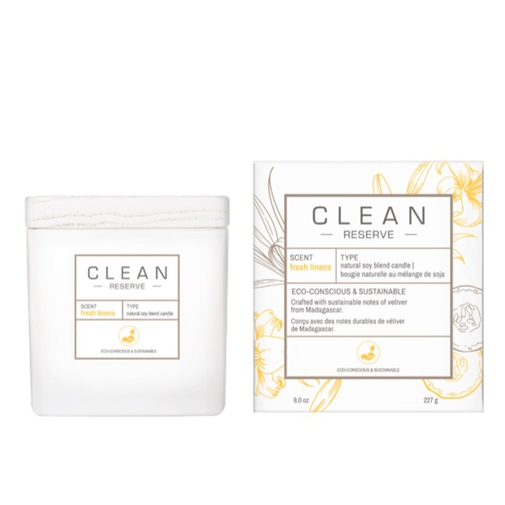 Clean Reserve Fresh Linens Candle NEW